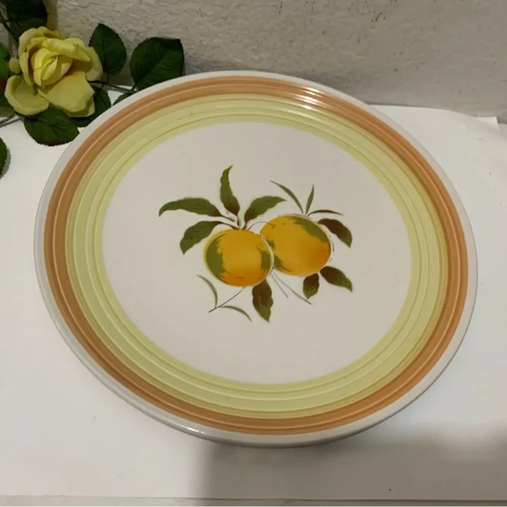 HARMONY HOUSE FINE CHINA TANGERINE 4264 Japan 12 3/8